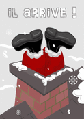 P&egrave;re No&euml;l en route pour un No&euml;l d&eacute;cal&eacute;